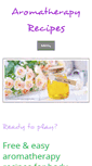Mobile Screenshot of easy-aromatherapy-recipes.com